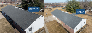 Before & After: A Roofing Transformation in Riverside, Iowa by RM Construction Services