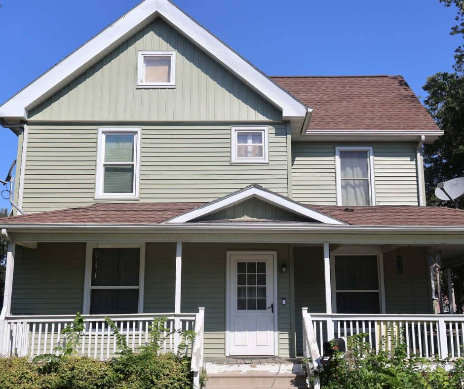 After green siding replacement in Cedar Rapids, Iowa